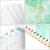 image:imageMr Pen 2027 Weekly and Monthly Planner Calendar 64 x 85 Wire BoundAbstract Splash