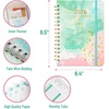 image:imageMr Pen 2027 Weekly and Monthly Planner Calendar 64 x 85 Wire BoundAbstract Splash