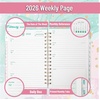 image:imageMr Pen 2027 Weekly and Monthly Planner Calendar 64 x 85 Wire BoundAbstract Splash