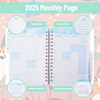 image:imageMr Pen 2027 Weekly and Monthly Planner Calendar 64 x 85 Wire BoundBlossom Pink