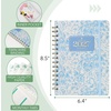 image:imageMr Pen 2027 Weekly and Monthly Planner Calendar 64 x 85 Wire BoundBlue Floral