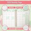 image:imageMr Pen 2027 Weekly and Monthly Planner Calendar 64 x 85 Wire BoundGarden Mint