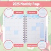 image:imageMr Pen 2027 Weekly and Monthly Planner Calendar 64 x 85 Wire BoundGarden Mint