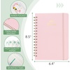 image:imageMr Pen 2027 Weekly and Monthly Planner Calendar 64 x 85 Wire BoundLight Pink