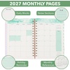 image:imageMr Pen 2027 Weekly and Monthly Planner Calendar 64 x 85 Wire BoundLight Pink