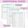 image:imageMr Pen 2027 Weekly and Monthly Planner Calendar 64 x 85 Wire BoundSaga Green
