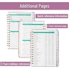 image:imageMr Pen 2027 Weekly and Monthly Planner Calendar 64 x 85 Wire BoundSpring Meadow