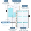 image:imageMr Pen Undated Weekly Planner 57x83 52 Weekly To Do List NotebookBlack