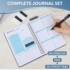 image:imageMr Pen Undated Weekly Planner 57x83 52 Weekly To Do List NotebookBlack