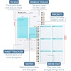 image:imageMr Pen Undated Weekly Planner 57x83 52 Weekly To Do List NotebookBlush