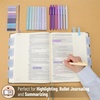 image:imageMr Pen Aesthetic Highlighters and Gel Pens 16 Pack Colored Ink Gel PensDusty Lavender