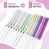 image:imageMr Pen Aesthetic Highlighters and Gel Pens 16 Pack Colored Ink Gel PensDusty Lavender
