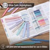 image:imageMr Pen Aesthetic Highlighters and Gel Pens 16 Pack Colored Ink Gel PensVibrant