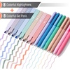 image:imageMr Pen Aesthetic Highlighters and Gel Pens 16 Pack Colored Ink Gel PensVibrant