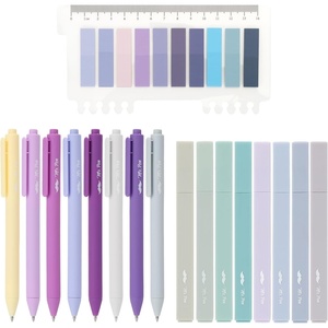 image:imageMr Pen Aesthetic Highlighters and Gel Pens 16 Pack Colored Ink Gel PensDusty Lavender