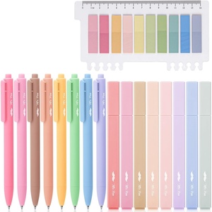 image:imageMr Pen Aesthetic Highlighters and Gel Pens 16 Pack Colored Ink Gel PensPastel